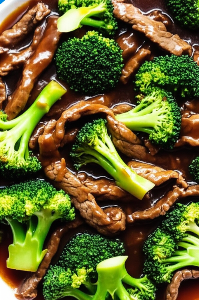 Beef and Broccoli Chinese Restaurant Style Dish