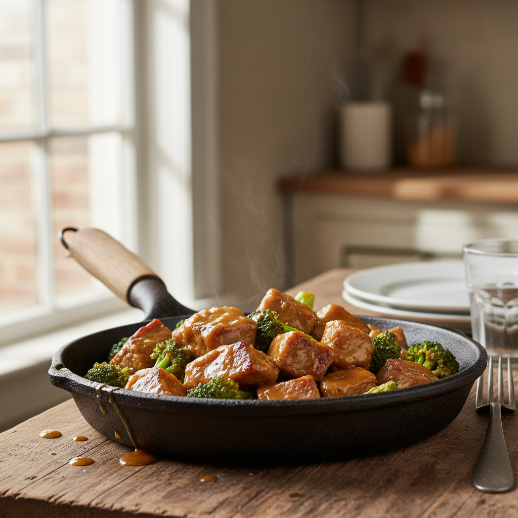 Beef and broccoli delicious dish