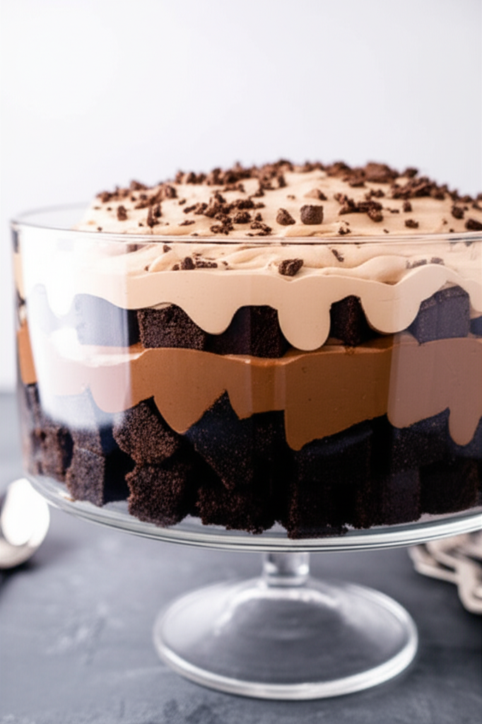 Let's Talk Trifle dessert layers