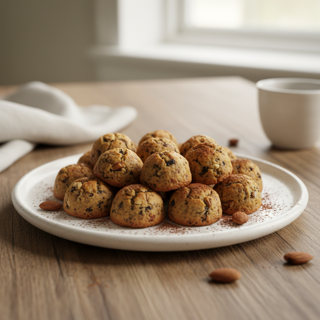 Espresso Almond Bites finished and ready to enjoy
