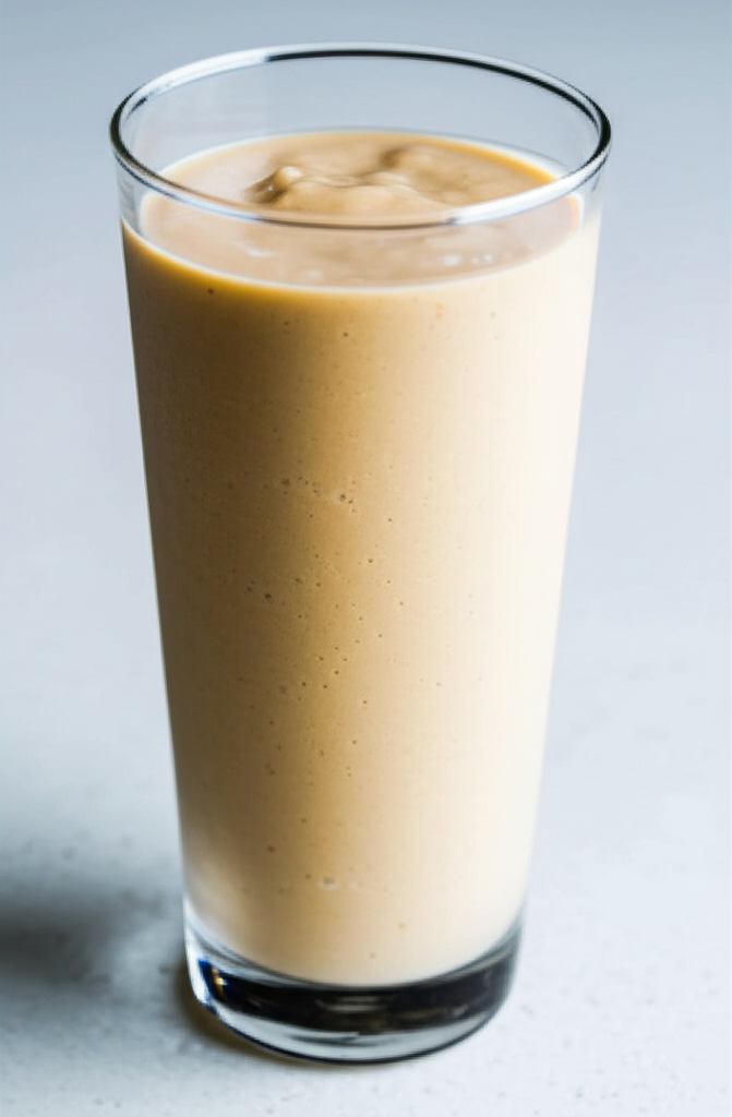 Espresso Banana Freeze smoothie in a glass