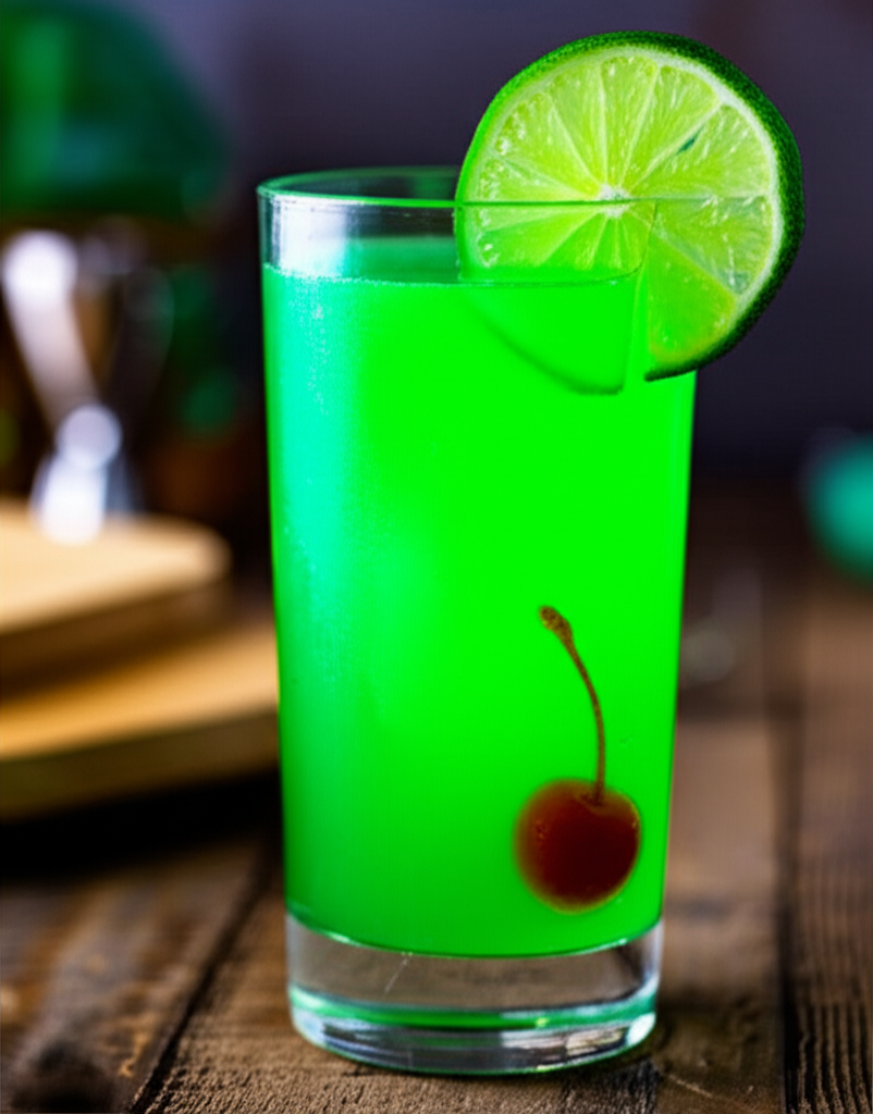 Green Lantern Cocktail Glass