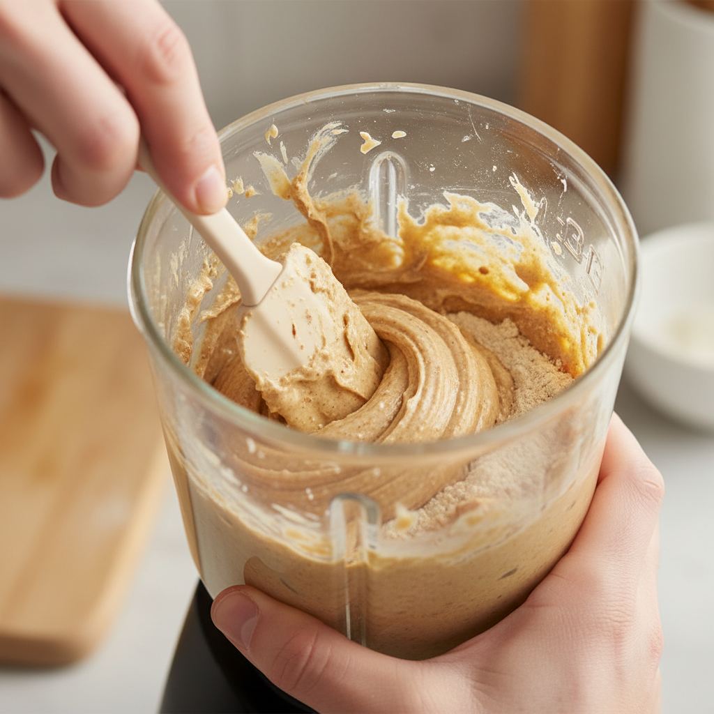 Blended Protein Shake in Blender