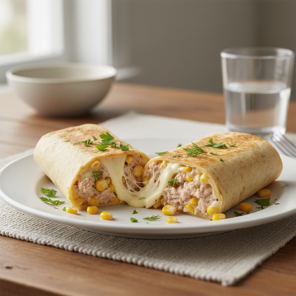 Nutrition facts and composition of Tuna Melt Wrap