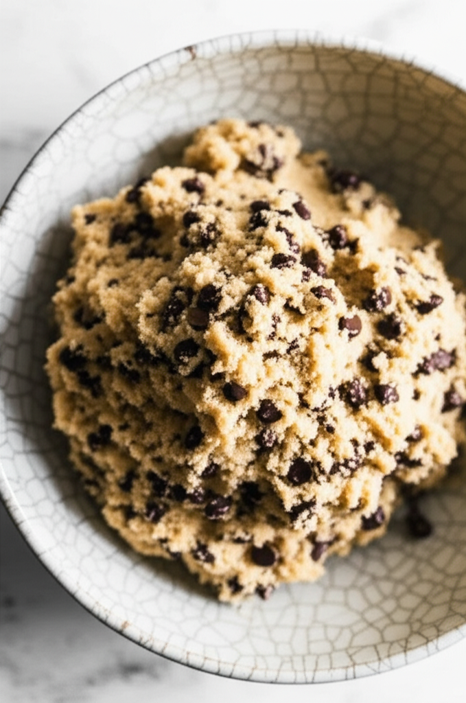 Healthy vegan cookie dough