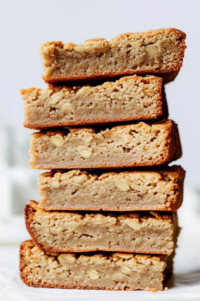 Banana oatmeal bars overview image