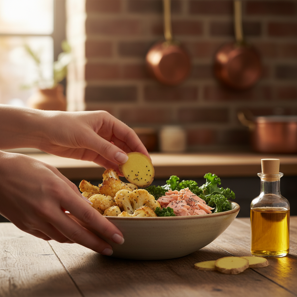 Woman experiencing menstrual cramps and PMS remedies