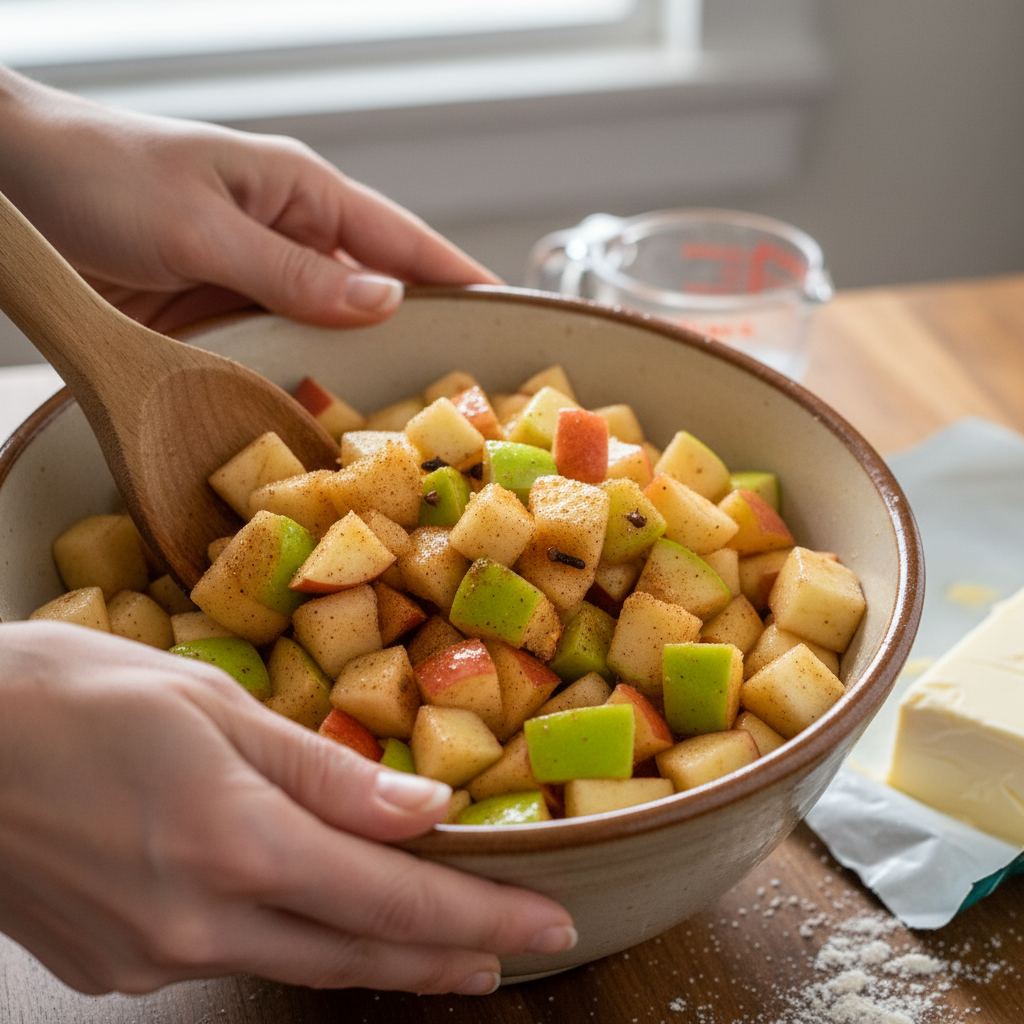 Ingredients for Caramel Apple Cheesecake Bars