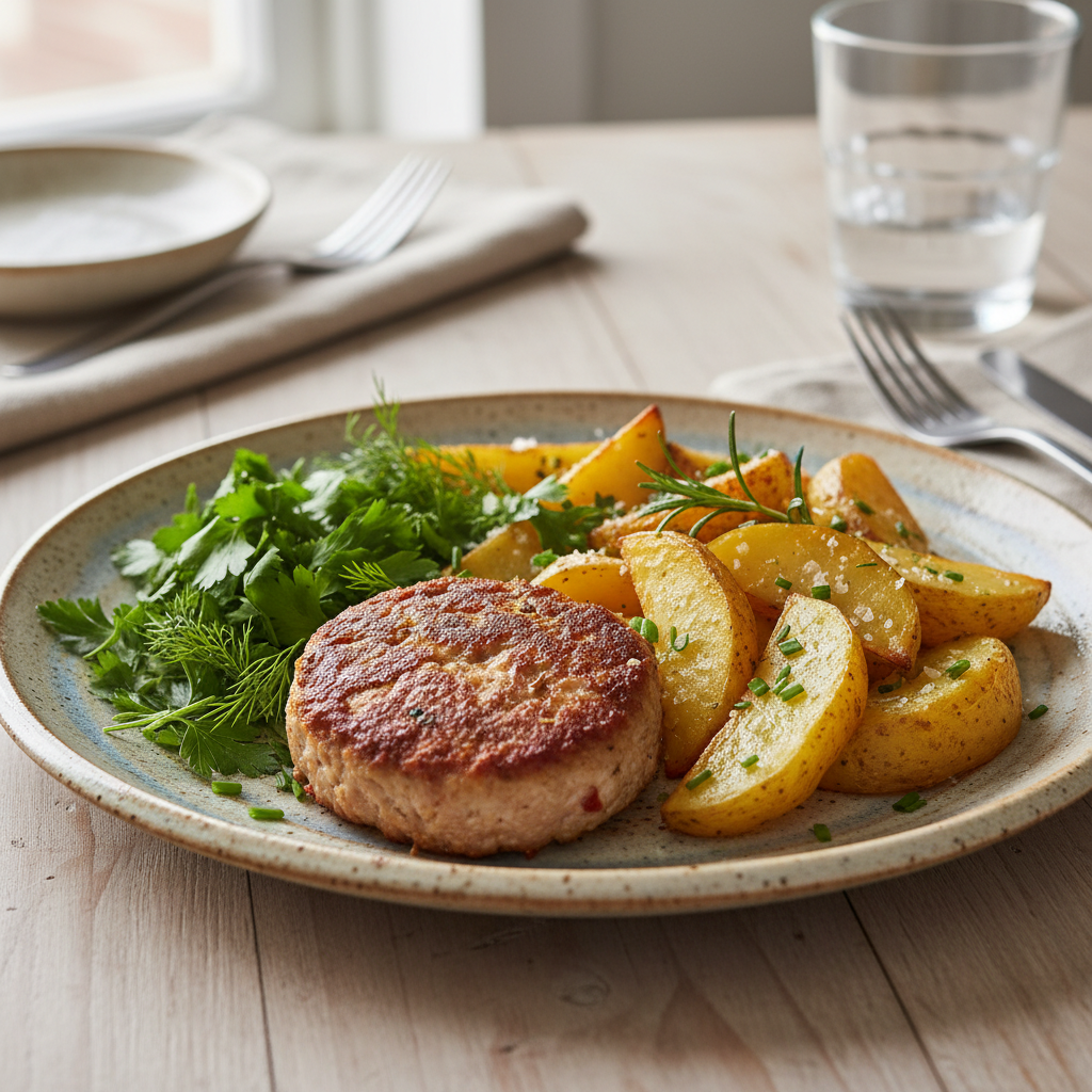 Ingredients list for Easy Ground Turkey with Potatoes