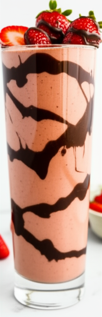 Chocolate Covered Strawberry Protein Shake
