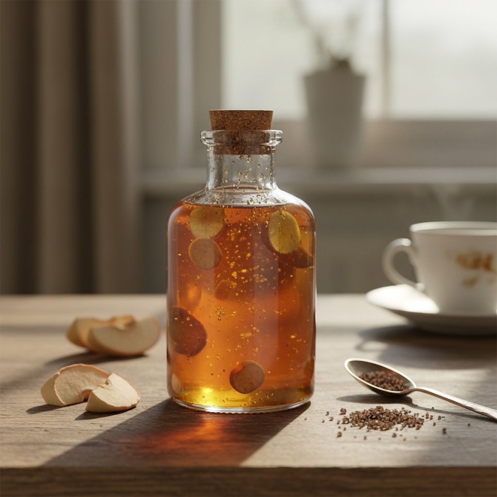 Bottle of Apple Brown Sugar Coffee Syrup