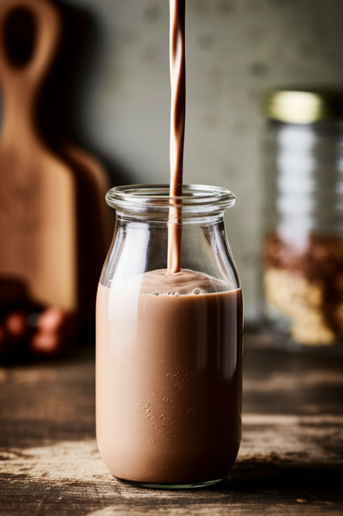 Chocolate Hazelnut Creamer in cup