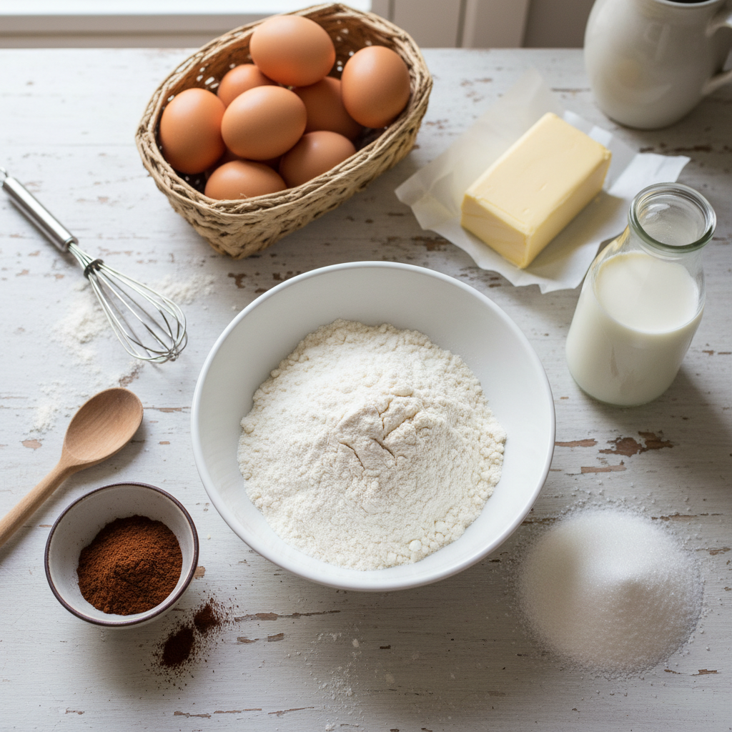 Baking equipment including saucepan and whisk