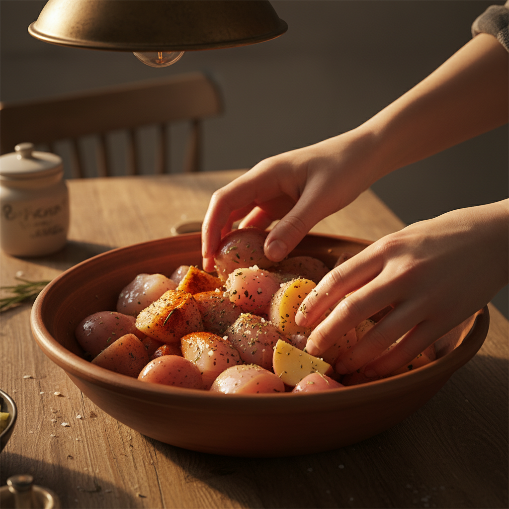 Cooked breaded chicken golden brown