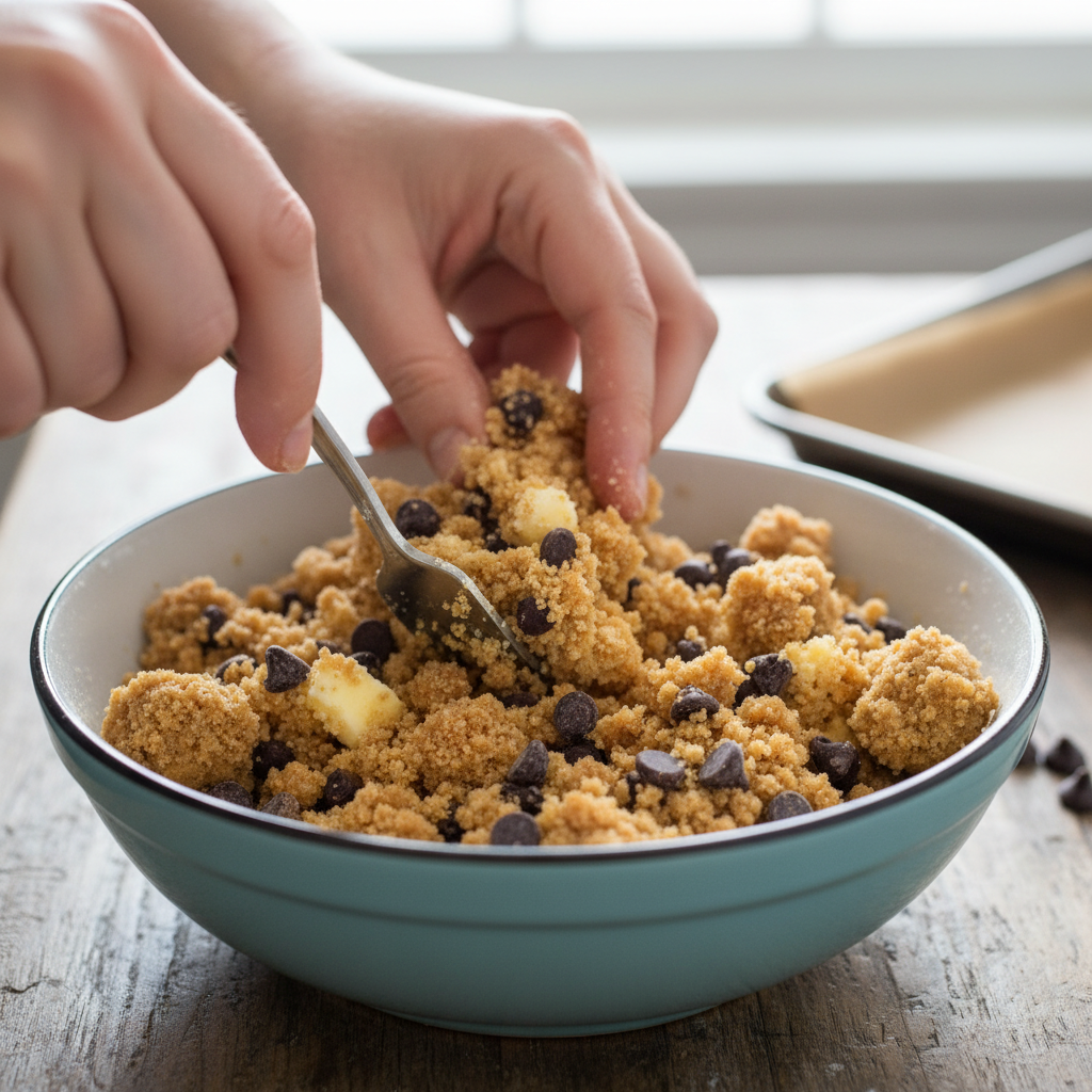 Preparing the Streusel Topping