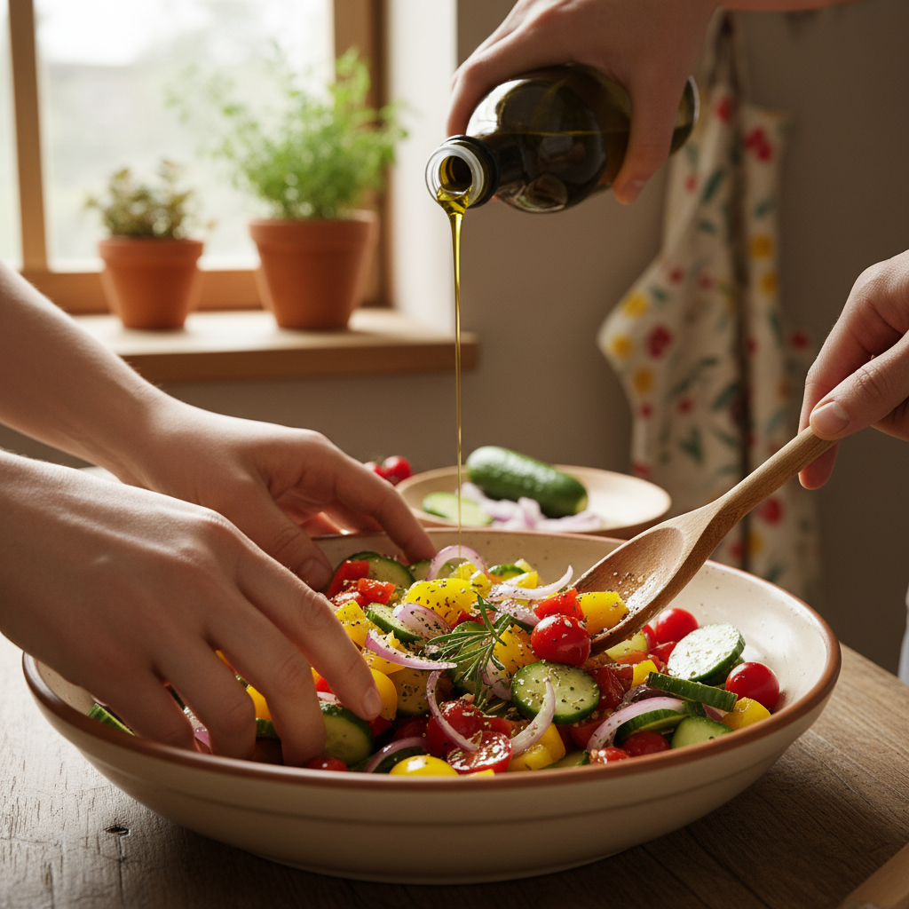 Chewing food for digestion