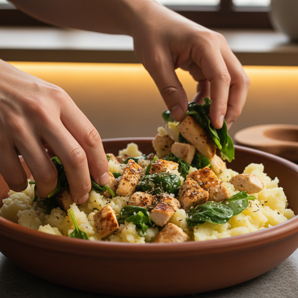 Healthy prepared meals suitable for a leaky gut diet