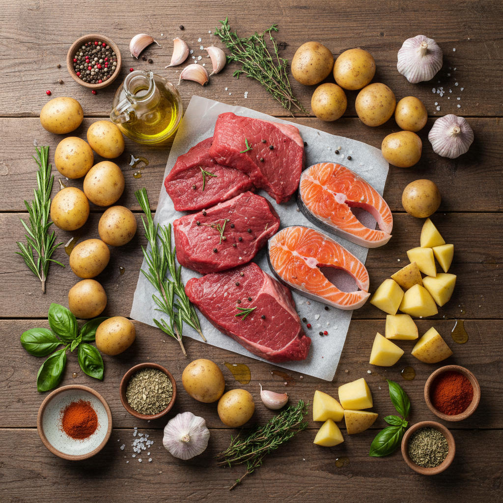 Healthy fruits and vegetables for leaky gut diet