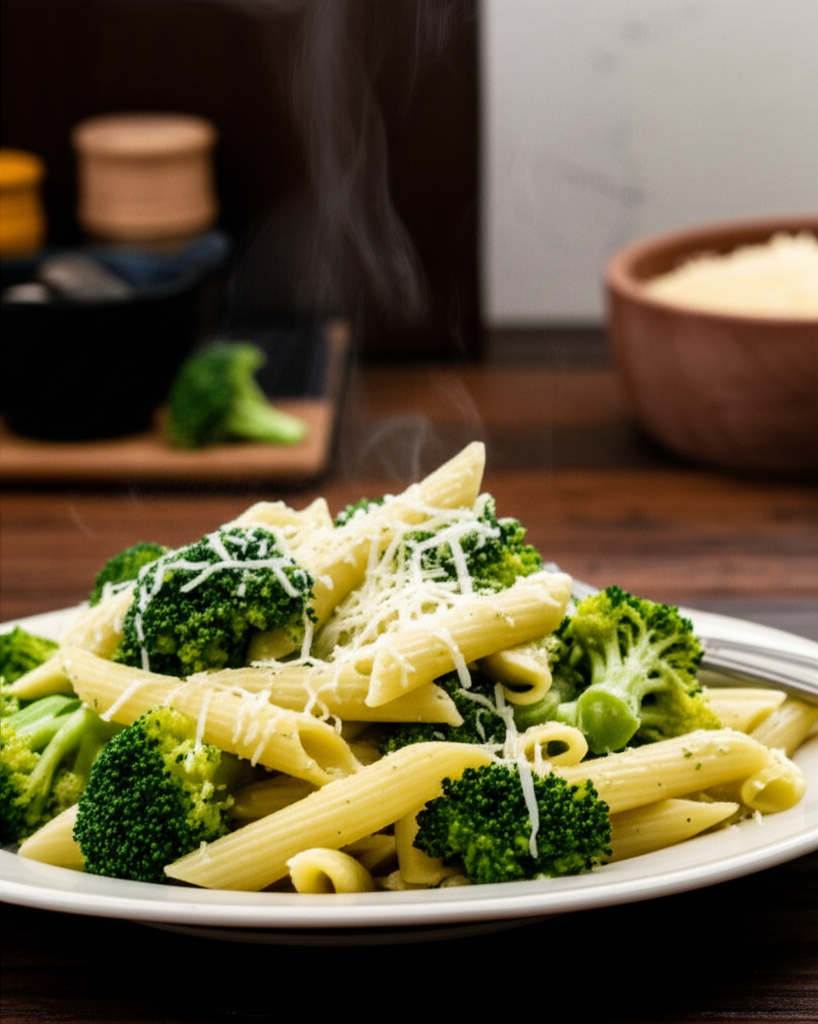 Broccoli pasta dish