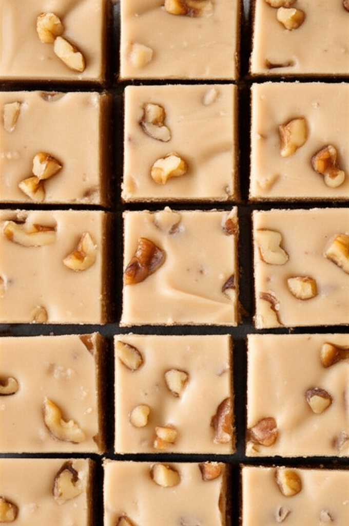 Maple Walnut Fudge dessert