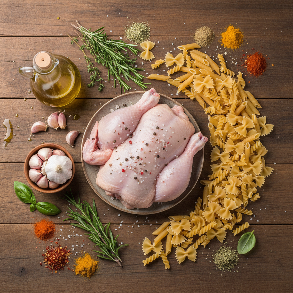 Ingredients for Marry Me Chicken Pasta
