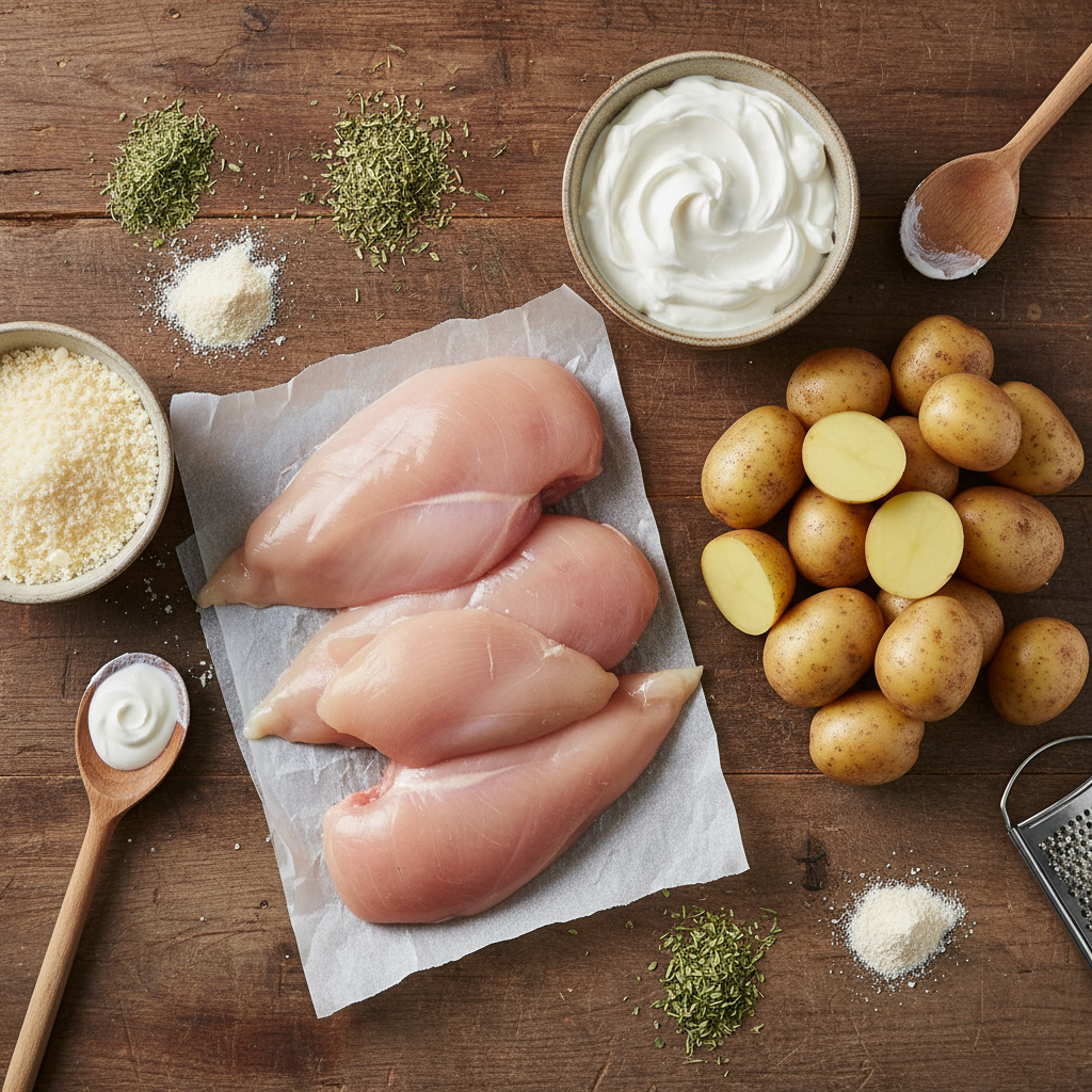 Ingredients for Melt In Your Mouth Chicken Breast