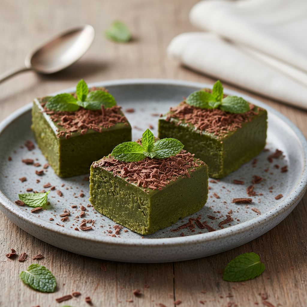 Mint Chocolate Fudge final presentation