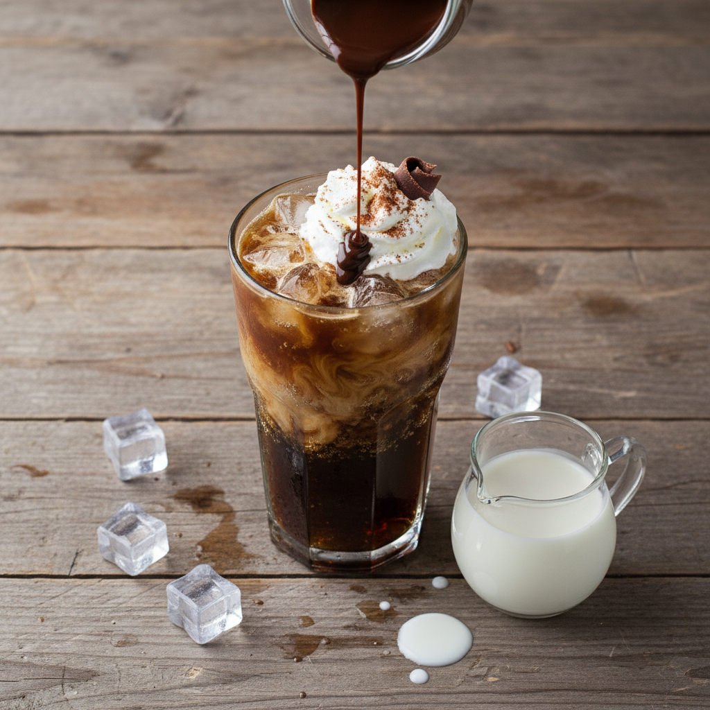 Ingredients for Mocha Madness Dirty Soda