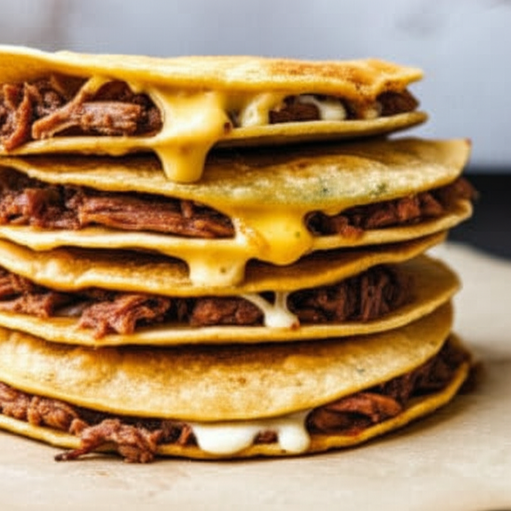 Delicious prepared Birria Tacos on a plate