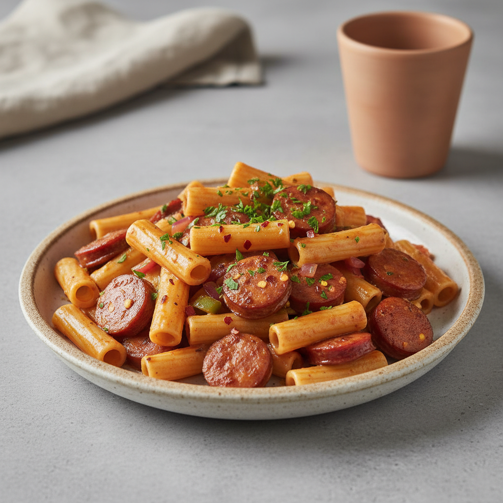 Cooking base for the Cajun sausage pasta