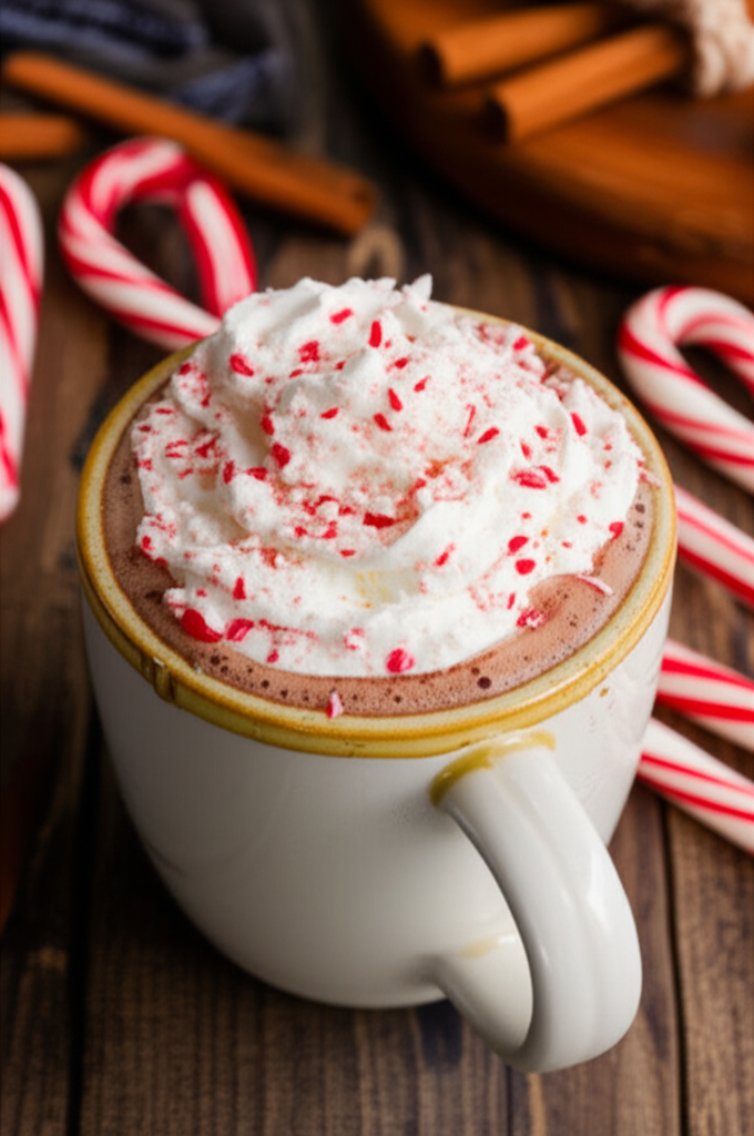 Warm cup of Peppermint Mocha