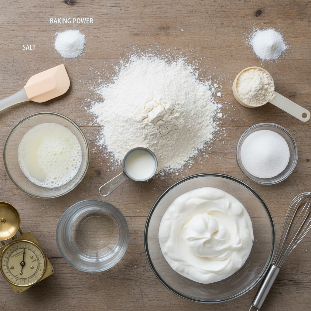 List of ingredients for protein waffles