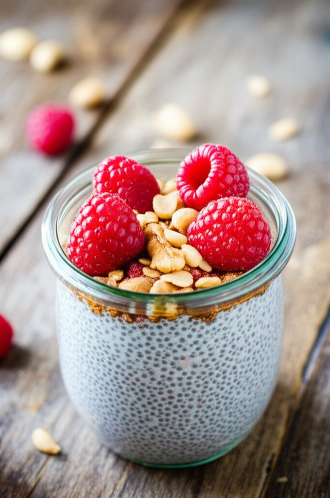 Raspberry Chia Pudding