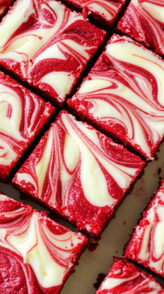 Red Velvet Cheesecake Brownies finished view
