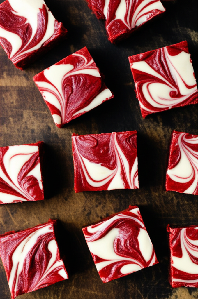 Red Velvet Fudge closeup