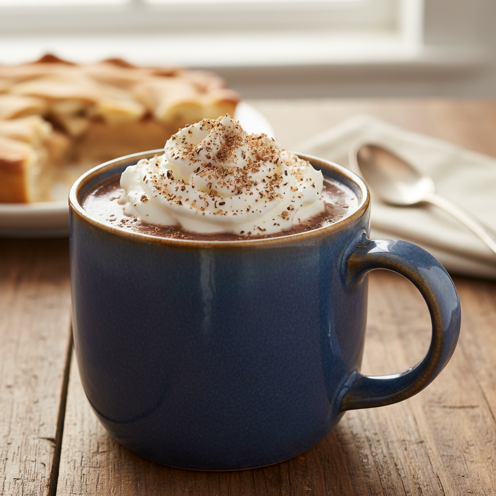 Ingredients for Chocolate Eggnog