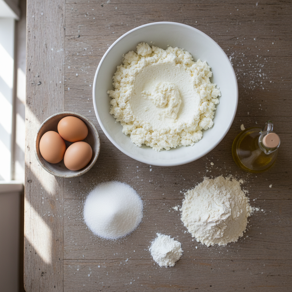 Ingredients for Ricotta Pancakes