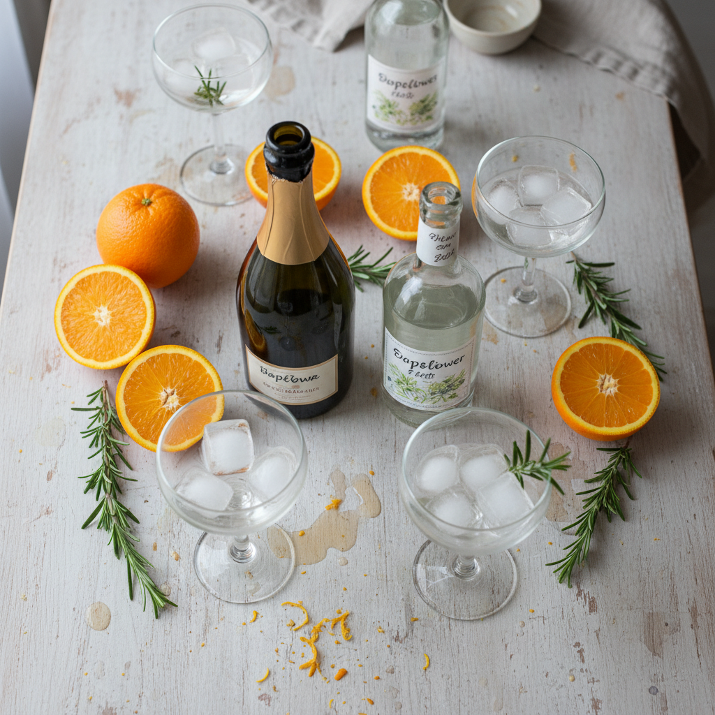 Ingredients for Springtime Spritz