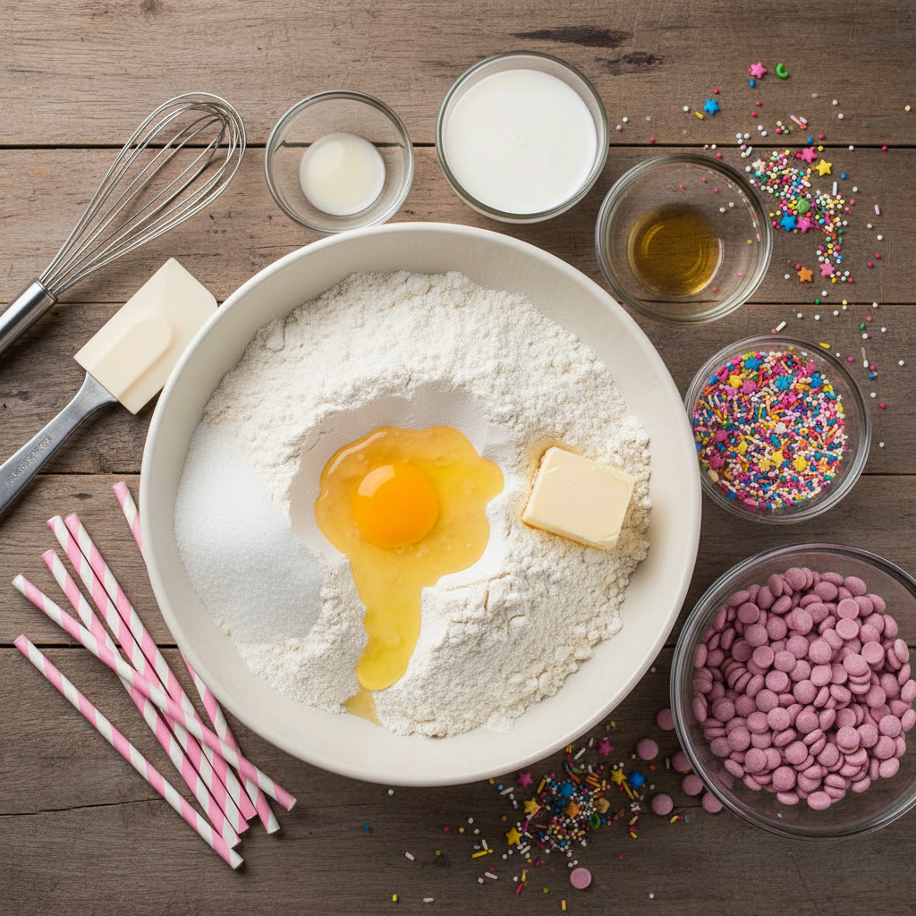 Ingredients for Starbucks copycat cake pops recipe