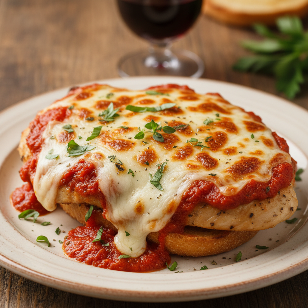 Rested baked ricotta chicken