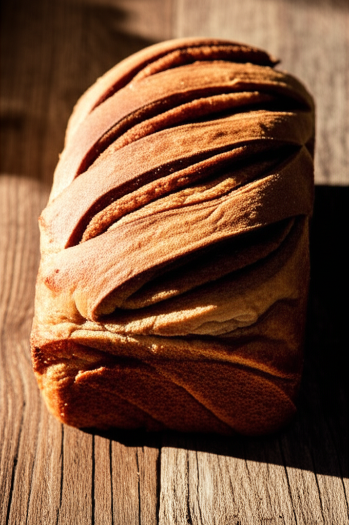 Cinnamon Buttermilk Loaf on a plate