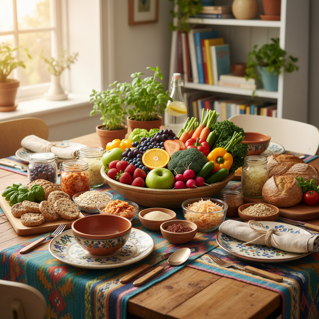 Overview of foods for healthy gut