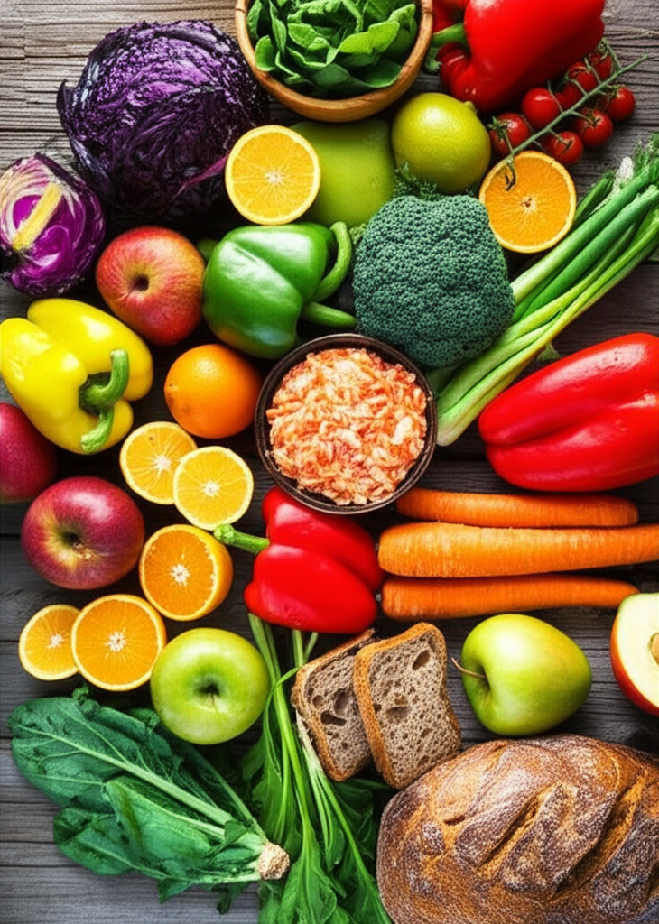 Healthy gut illustration