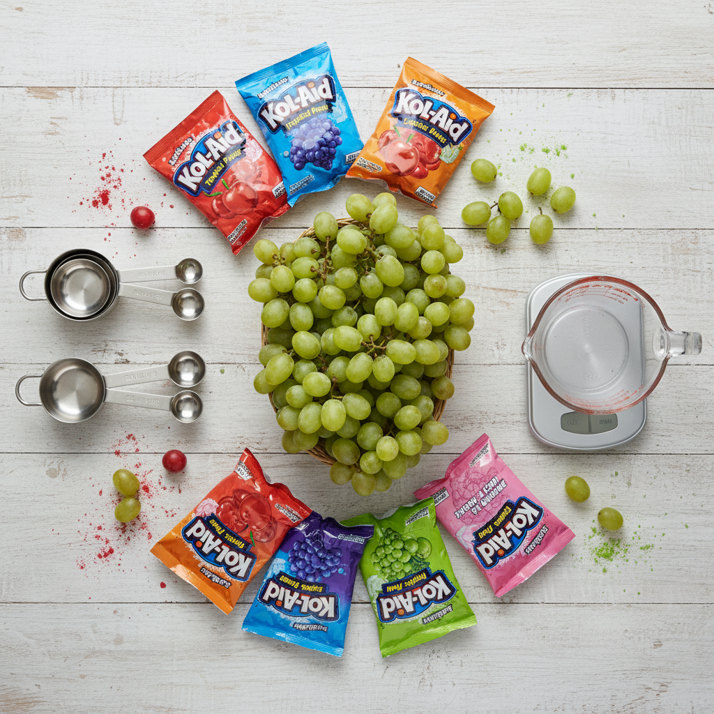 Ingredients for Kool-Aid Grapes