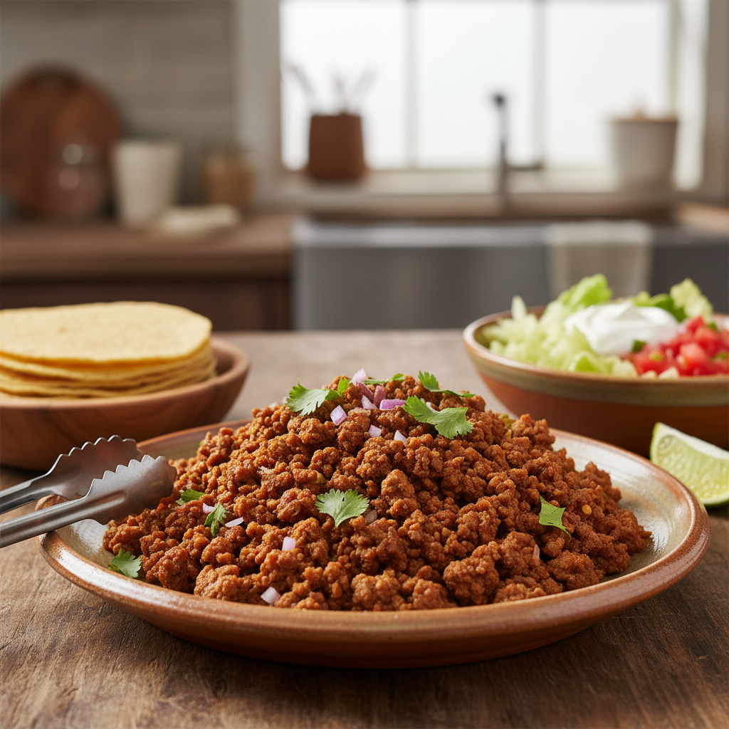 Ground beef packages showing different fat ratios