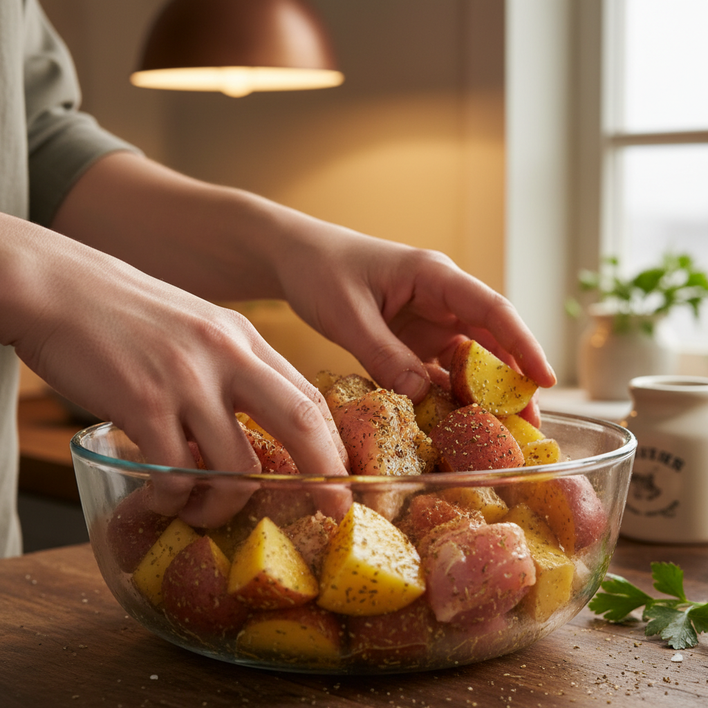 Person doing yoga pose outdoors