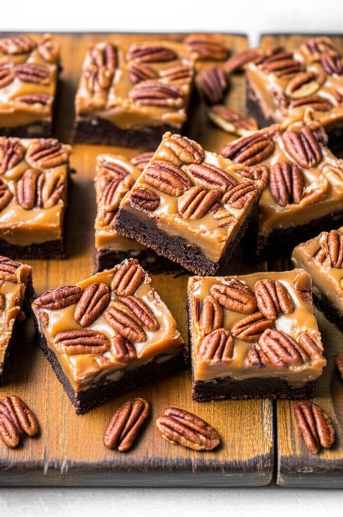 Turtle Fudge delicious chocolate caramel pecans