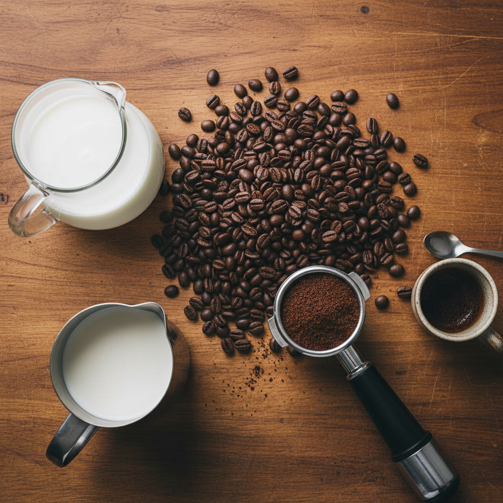 Ingredients for Bone Dry Cappuccino