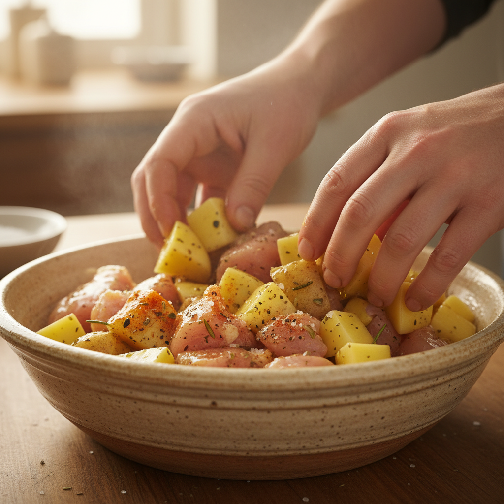 Fresh assortment of nutrient rich fruits and vegetables