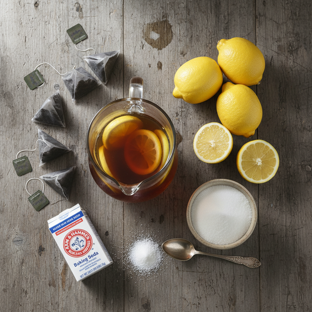 Ingredients for Southern Sweet Tea